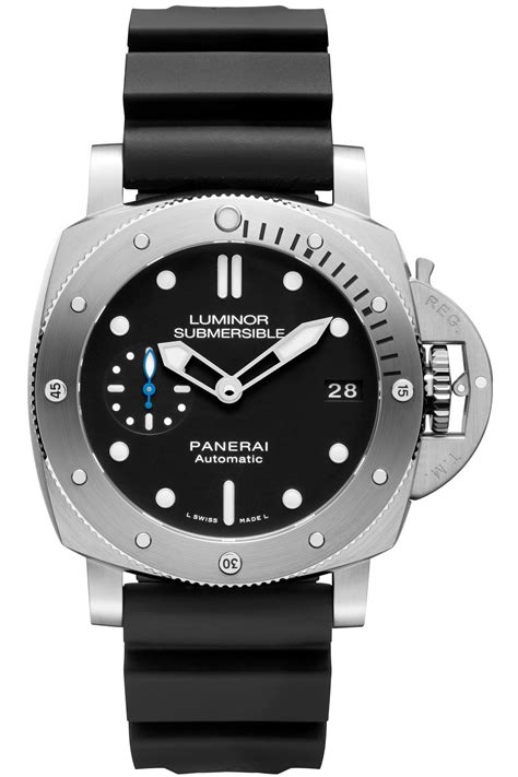 panerai 42mm steel|panerai submersible 42.